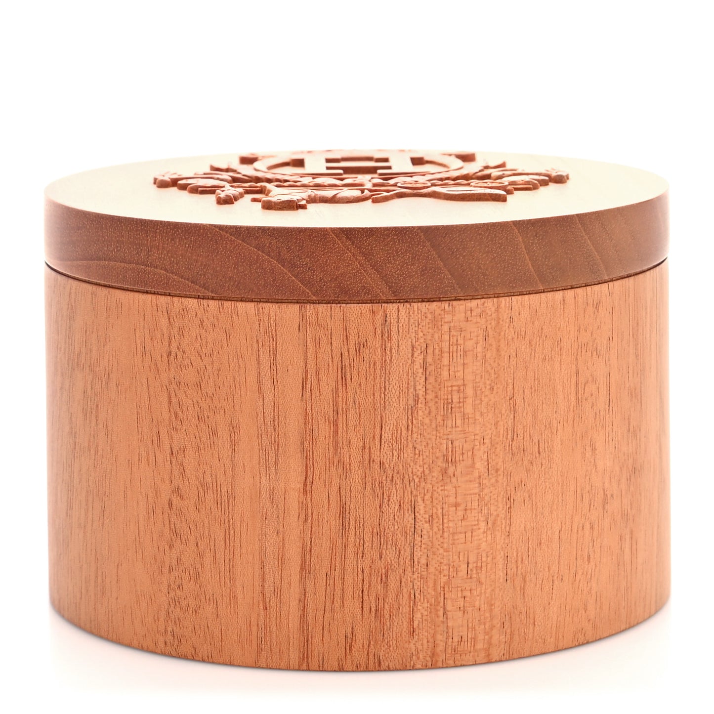 Mahogany Wood Ex-Libris Twilly Box Naturel