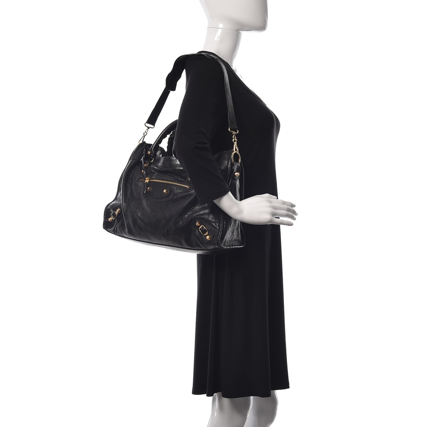 Agneau Giant 12 Gold Hardware City Black