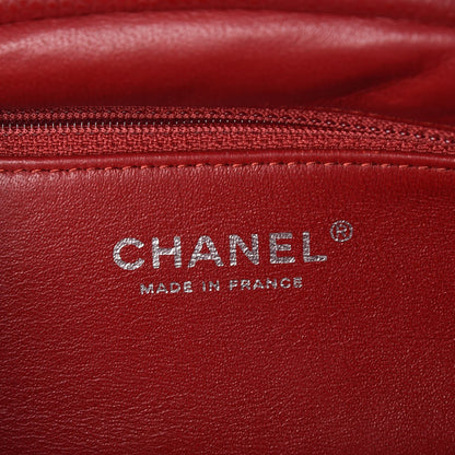 Chanel Caviar Quilted Timeless Clutch Red 6 of 7