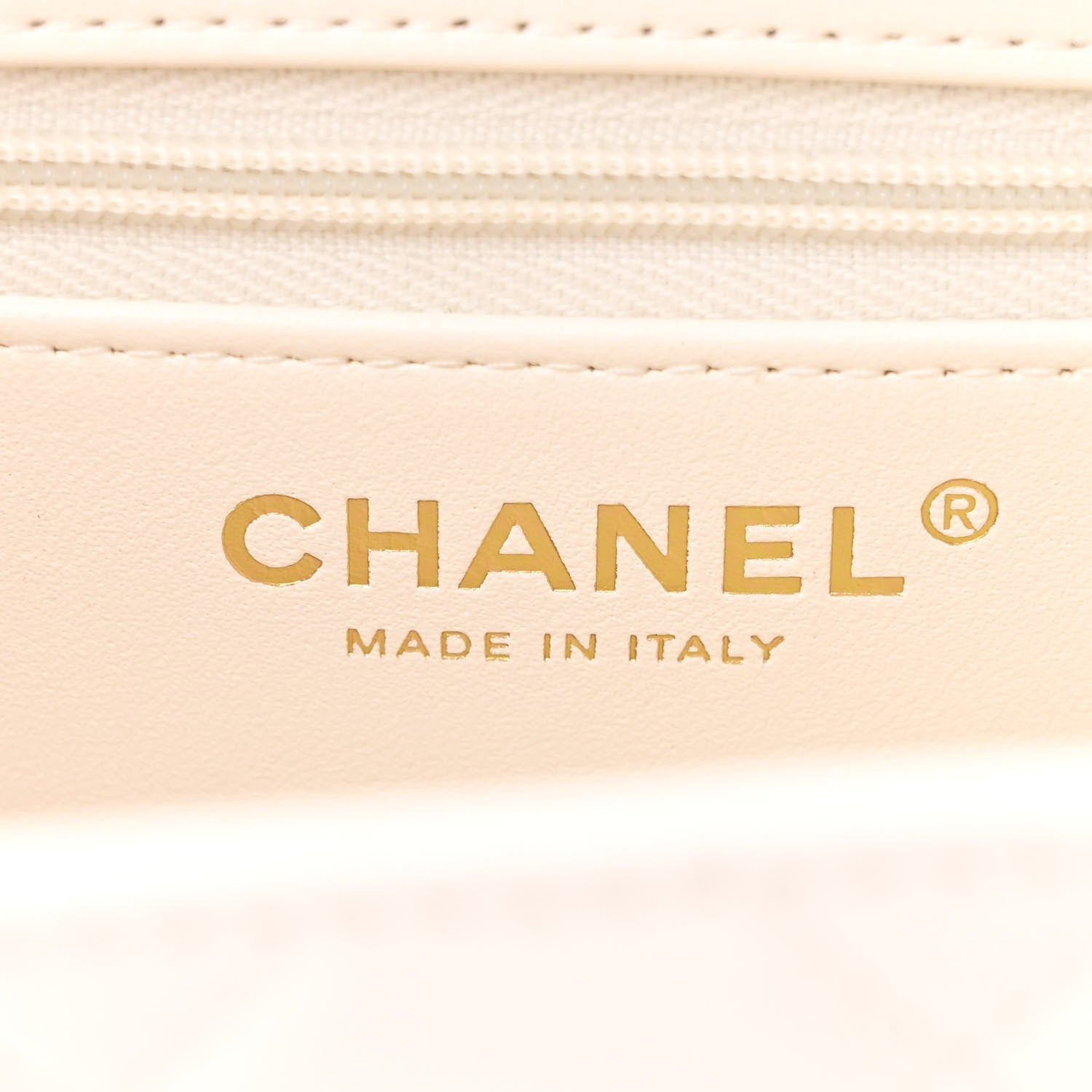 Chanel Shiny Aged Calfskin Quilted Nano Kelly Shopper White 6 of 11