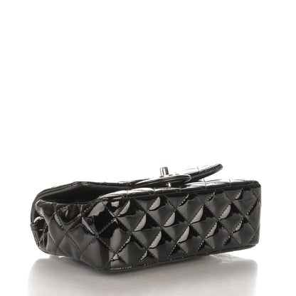 Chanel Patent Calfskin Quilted Mini Rectangular Flap Black 4 of 8