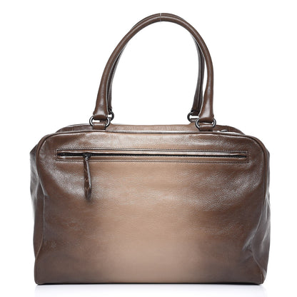 Bottega Veneta Madras Goatskin Sfumato Heritage Brera Walnut 1 of 8