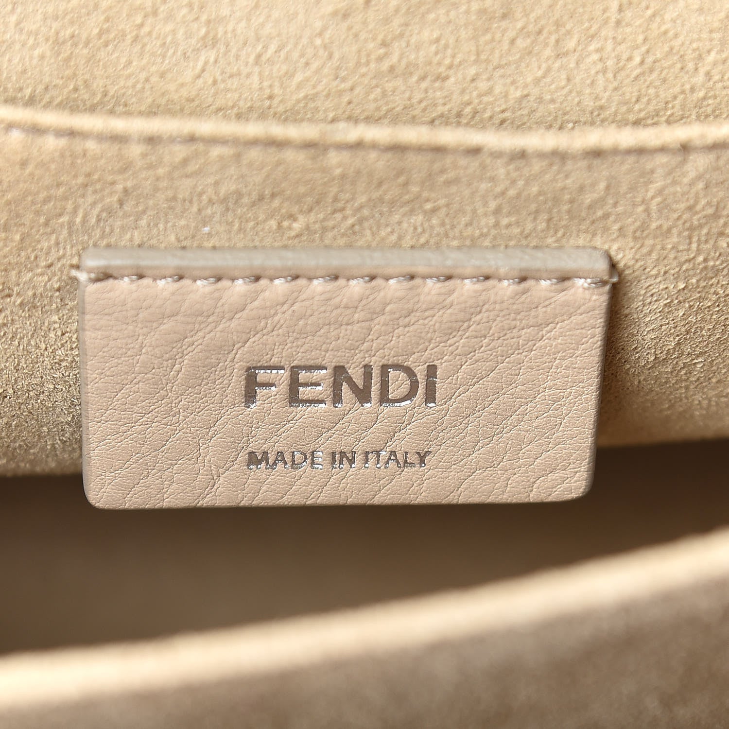 Fendi Vitello Liberty Scalloped Studded Kan I Shoulder Bag Alga 8 of 9