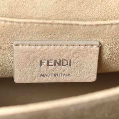 Fendi Vitello Liberty Scalloped Studded Kan I Shoulder Bag Alga 8 of 9