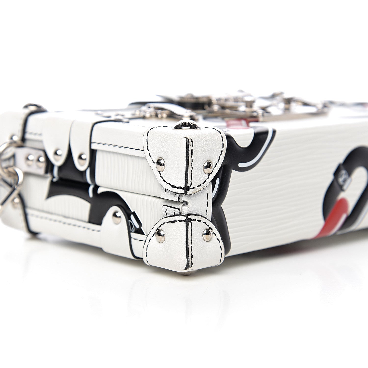 Louis Vuitton Epi Petite Malle White 7 of 10