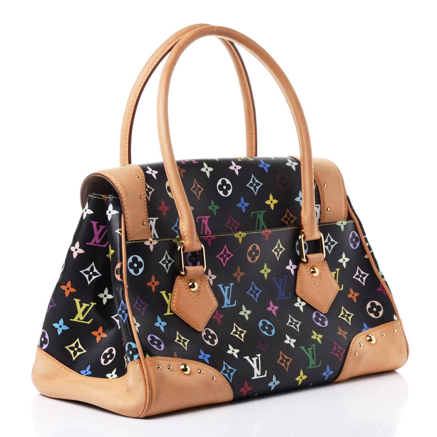 Louis Vuitton Monogram Multicolor Beverly GM Black 2 of 4