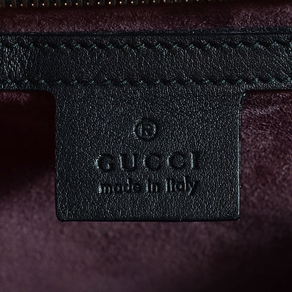 Gucci Regent Calfskin Small Lady Lock Briefcase Clutch Black 7 of 7