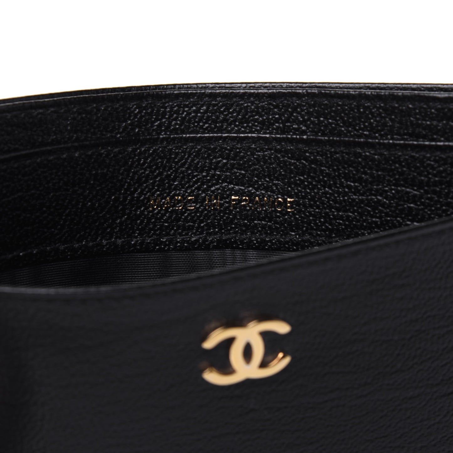 Goatskin CC Wallet Black
