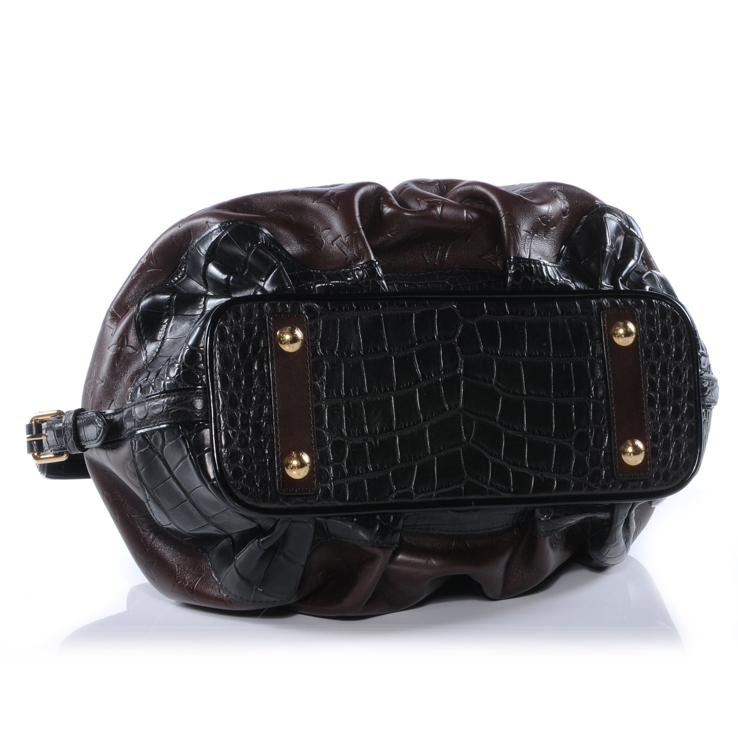 Monogram Embossed Leather Alligator Les Extraordinaires City Steamer