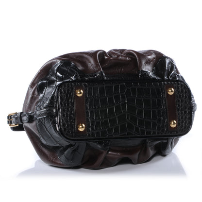 Louis Vuitton Monogram Embossed Leather Alligator Les Extraordinaires City Steamer 4 of 7