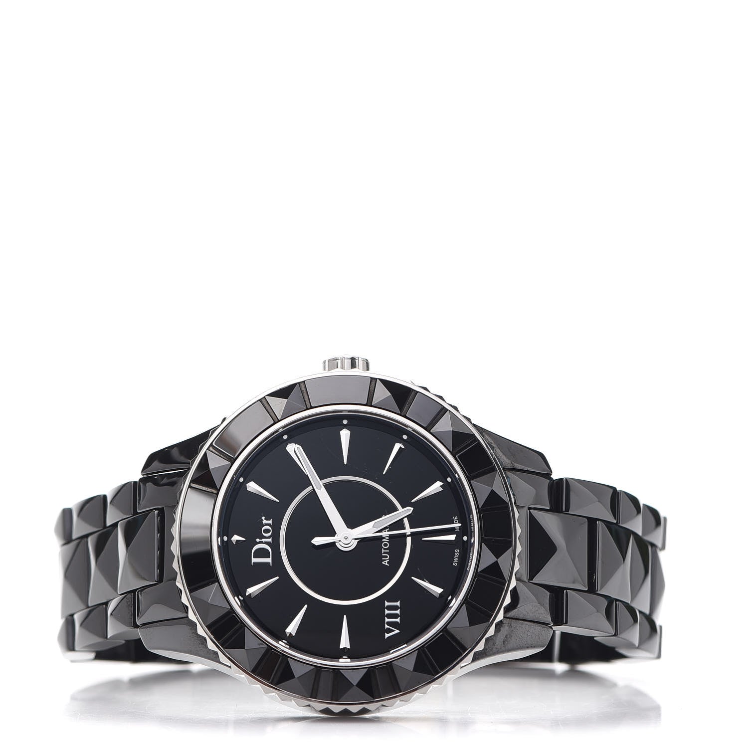Christian Dior Stainless Steel Ceramic 38mm Dior VIII Automatic Watch Black 2 of 6