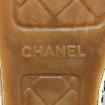 Chanel Lambskin Quilted CC Espadrilles 40 Black 6 of 10