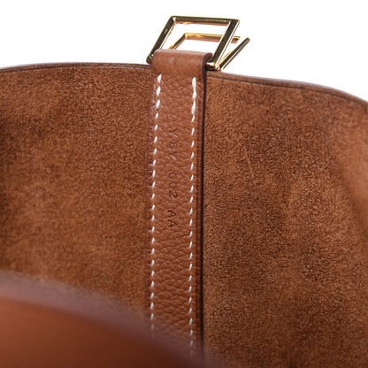 Hermes Barenia Faubourg Picotin Lock 22 MM Fauve 9 of 10