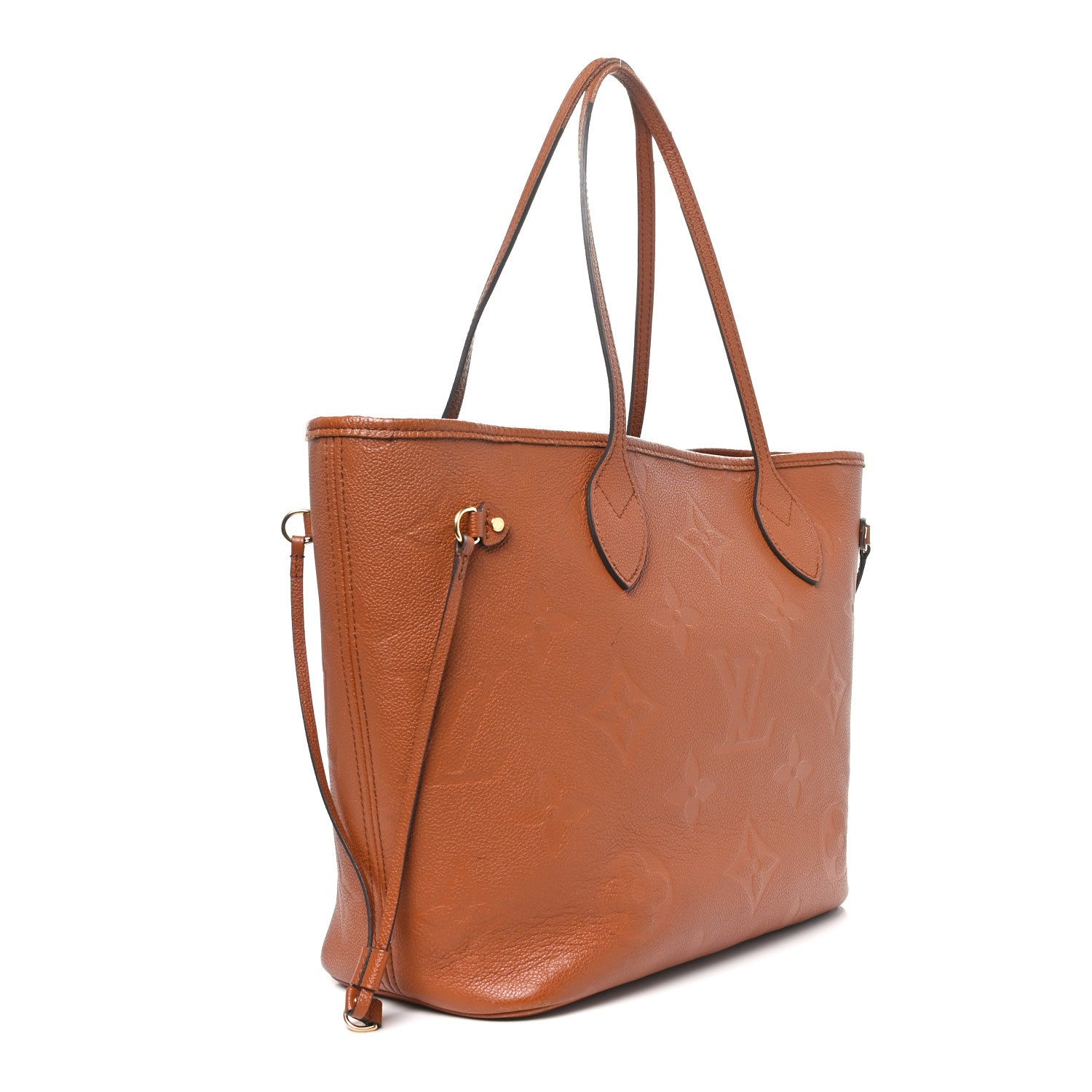 Louis Vuitton Empreinte Monogram Giant Neverfull MM  Cognac 3 of 12