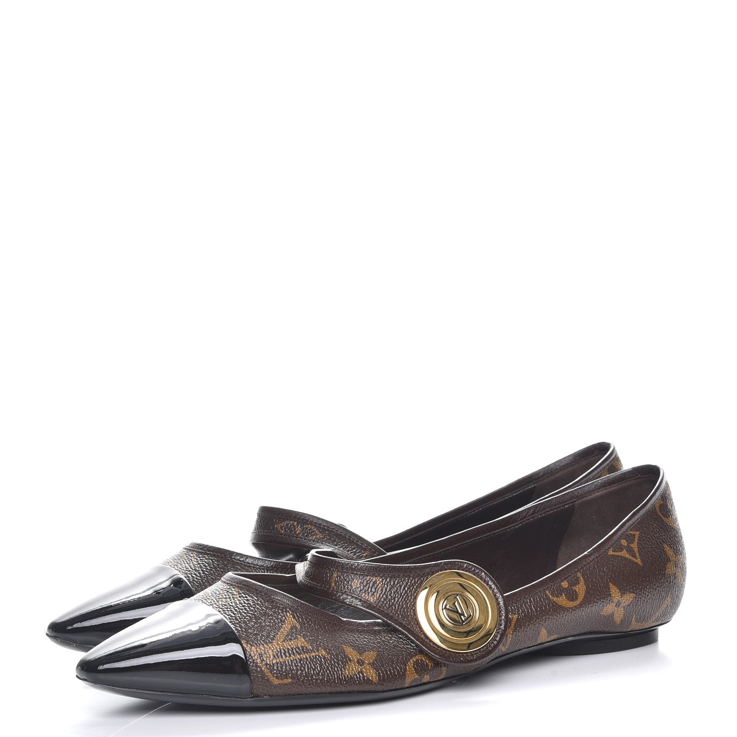 Louis Vuitton Monogram Magic Spell Ballerina Flats 40 Black 3 of 9