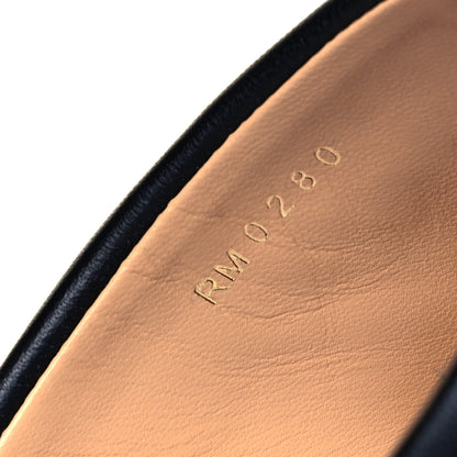 Givenchy Lambskin Elba Logo Mule Slippers 38 Black 8 of 9