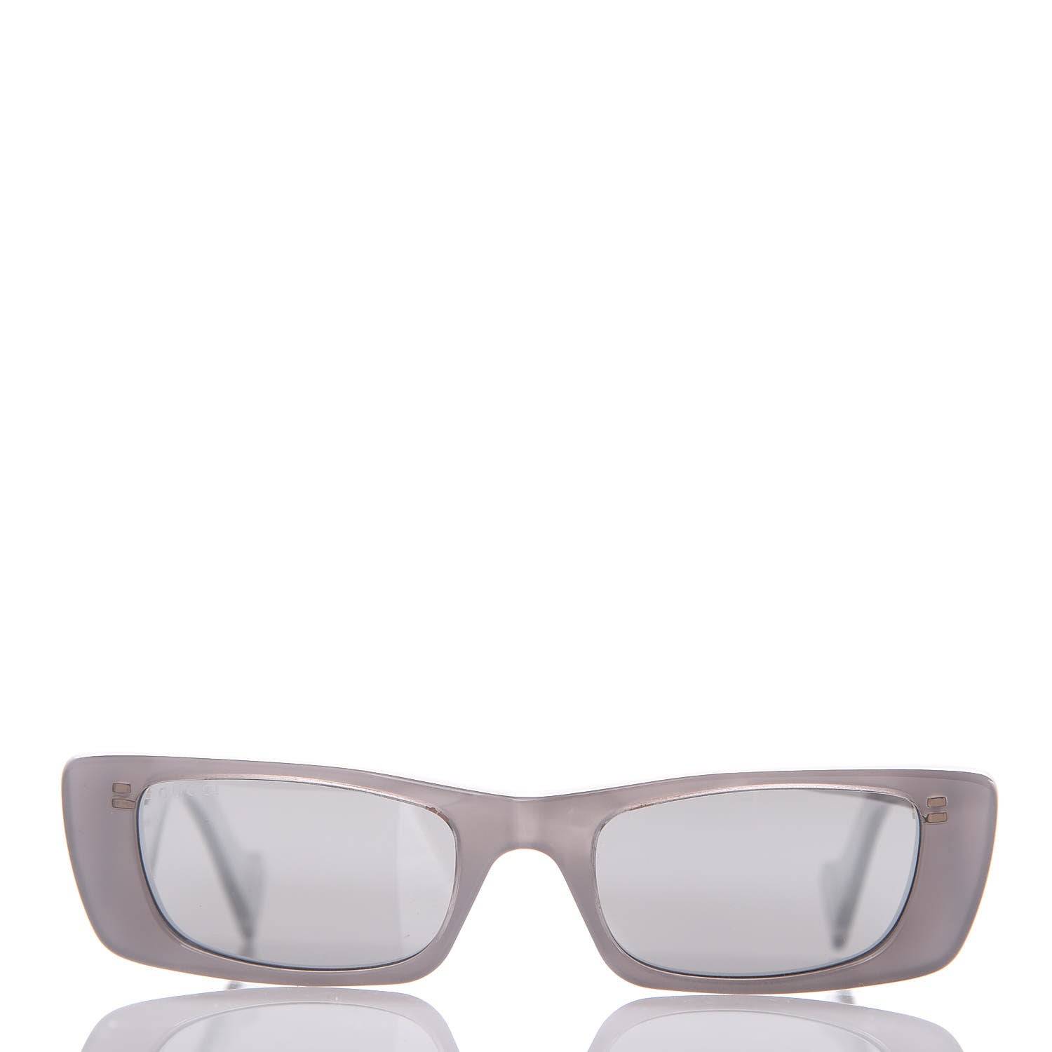 Gucci Acetate Rectangular GG0516S Sunglasses Grey Gold 4 of 7