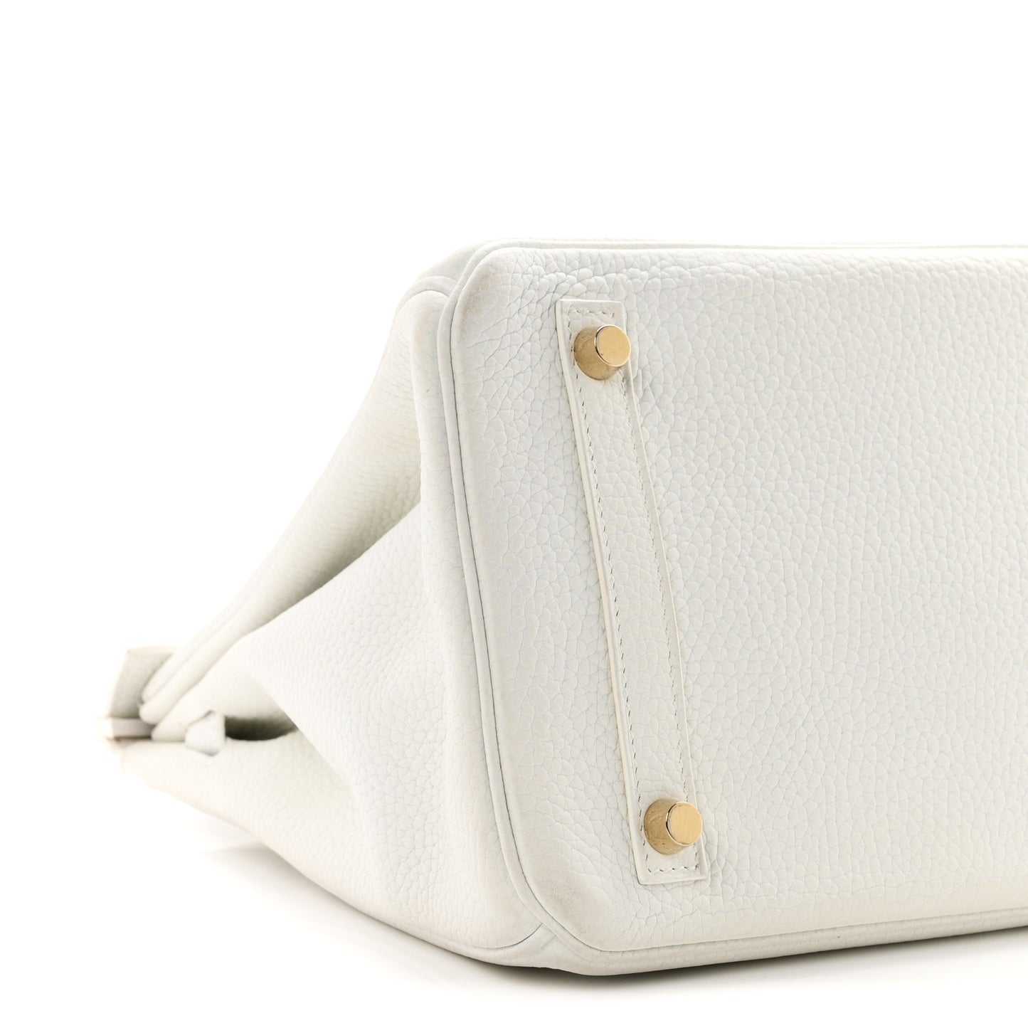 Taurillon Clemence Birkin 30 White