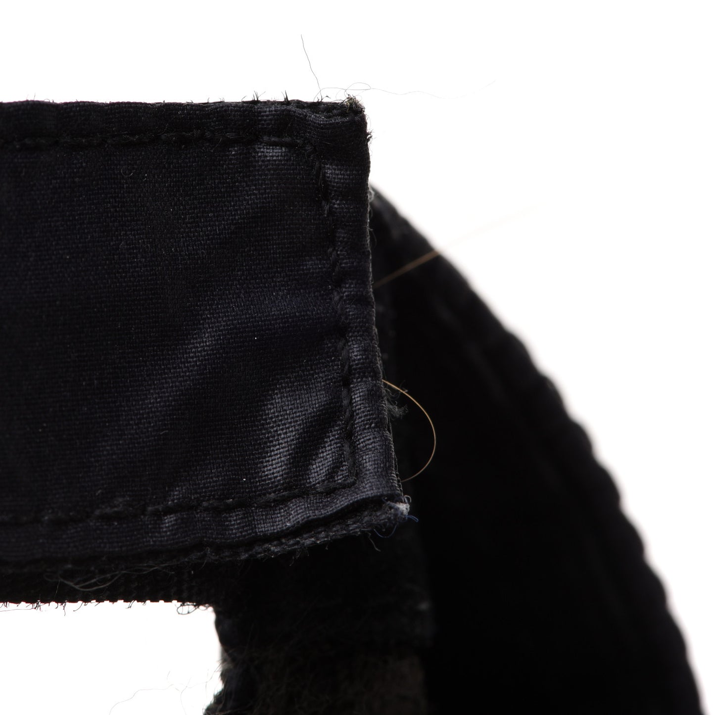 Nylon Quilted Cap Hat M Black