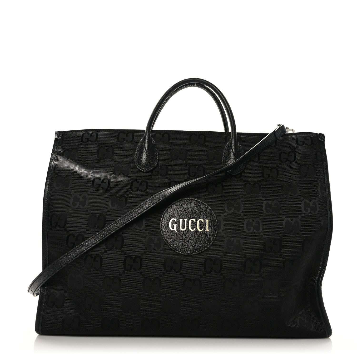 Gucci Econyl Nylon Monogram Large Off The Grid Tote Bag Black 1 of 10
