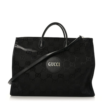 Gucci Econyl Nylon Monogram Large Off The Grid Tote Bag Black 1 of 10