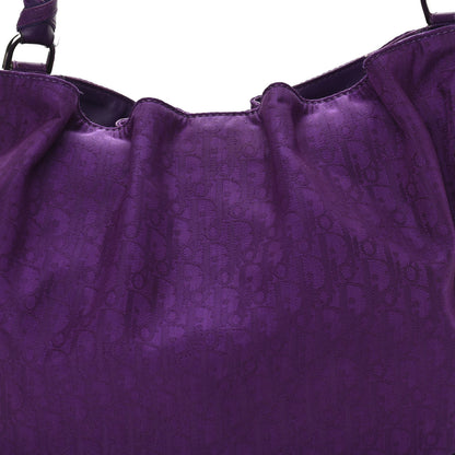 Christian Dior Nylon Monogram Lovely Hobo Purple 8 of 10