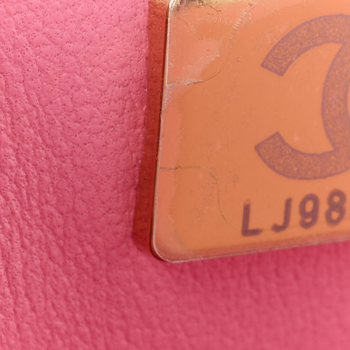 Chanel Lambskin Quilted Mini Top Handle Rectangular Flap Pink 7 of 10