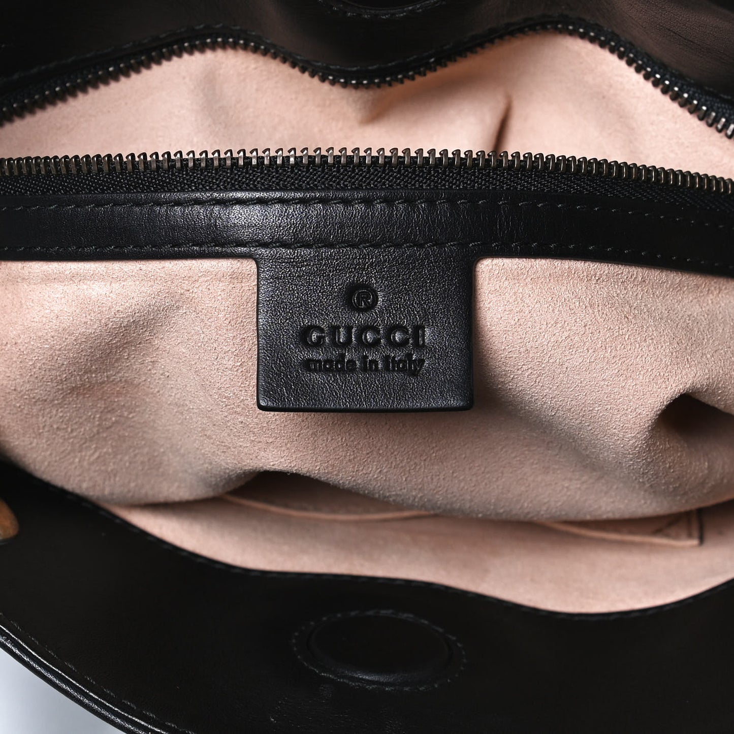 Calfskin Matelasse Medium GG Marmont Open Top Shoulder Bag Black