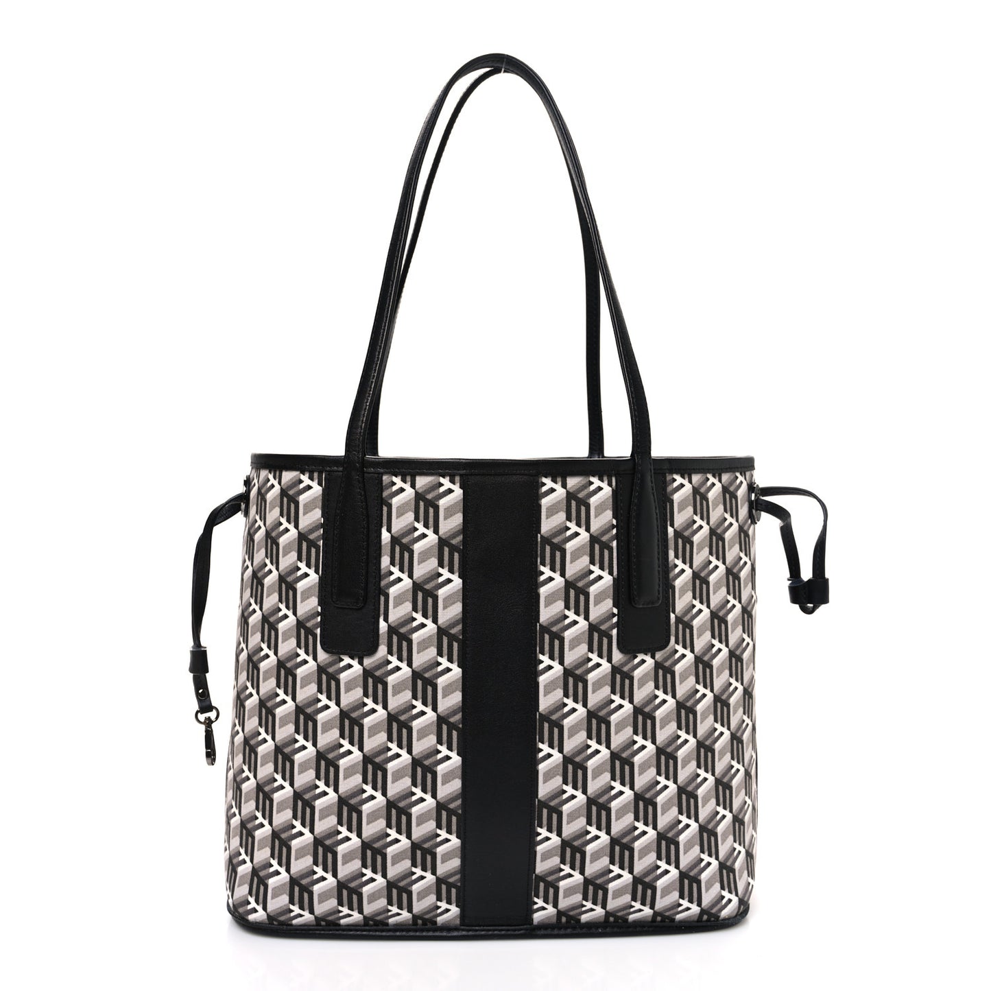 Visetos Small Liz Reversible Shopper Tote Black