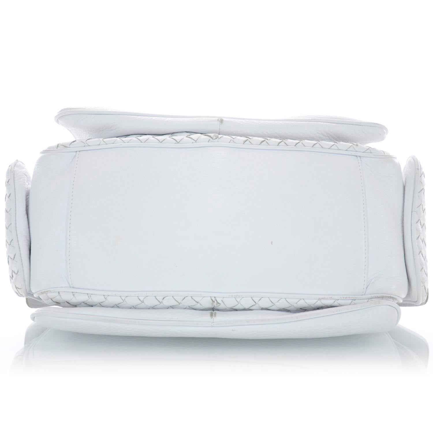 Bottega Veneta Cervo Cocker Hobo Bianco White 6 of 9