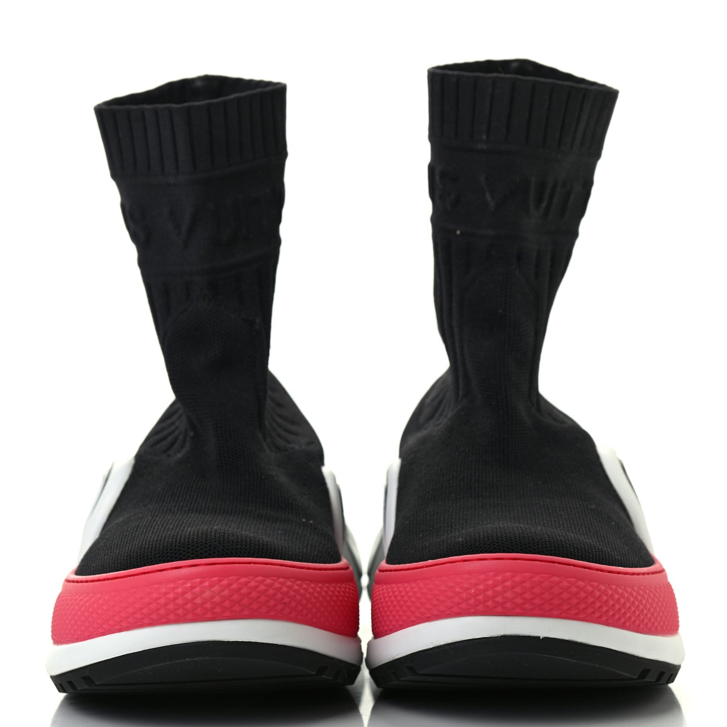 Louis Vuitton Stretch Textile LV Archlight Sneaker Boots 38 Fuchsia Black 4 of 19