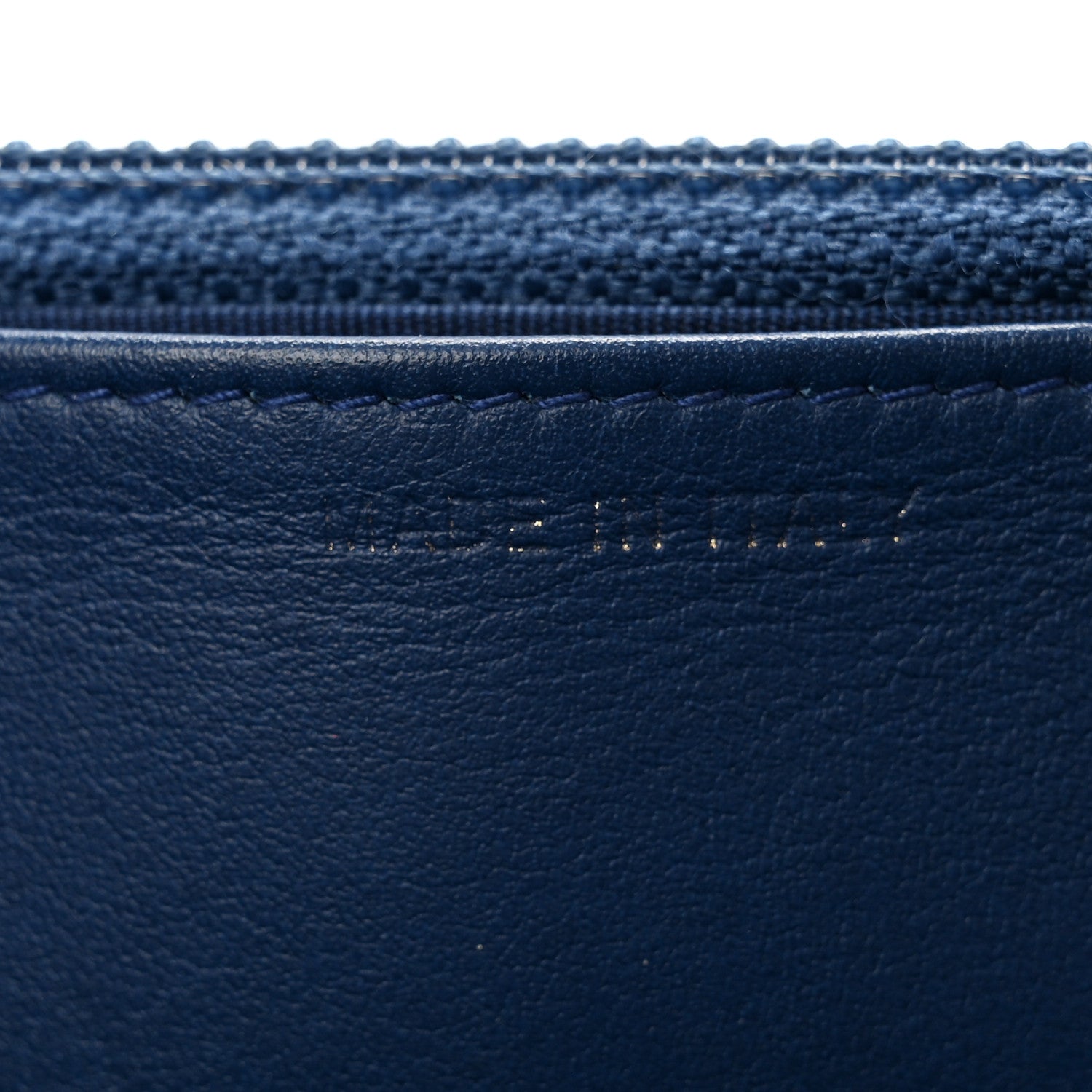 Chanel Caviar Quilted Boy Wallet On Chain WOC Dark Blue 7 of 15