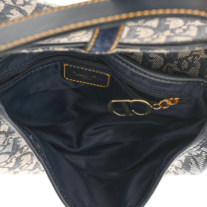 Christian Dior Monogram Saddle Bag Blue 5 of 10