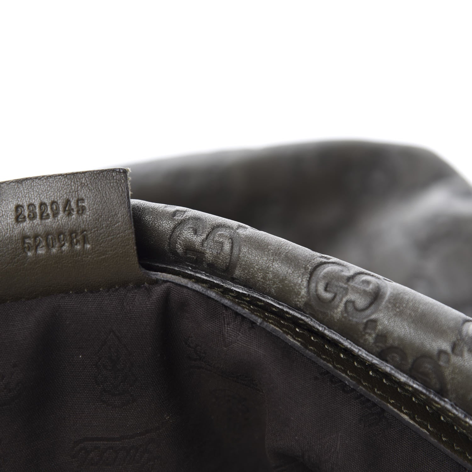 Gucci Guccissima Large GG Twins Hobo Olive Green 14 of 16