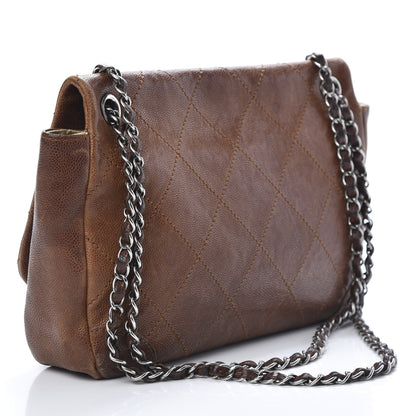 Chanel Caviar Outdoor Ligne Flap Brown 2 of 16