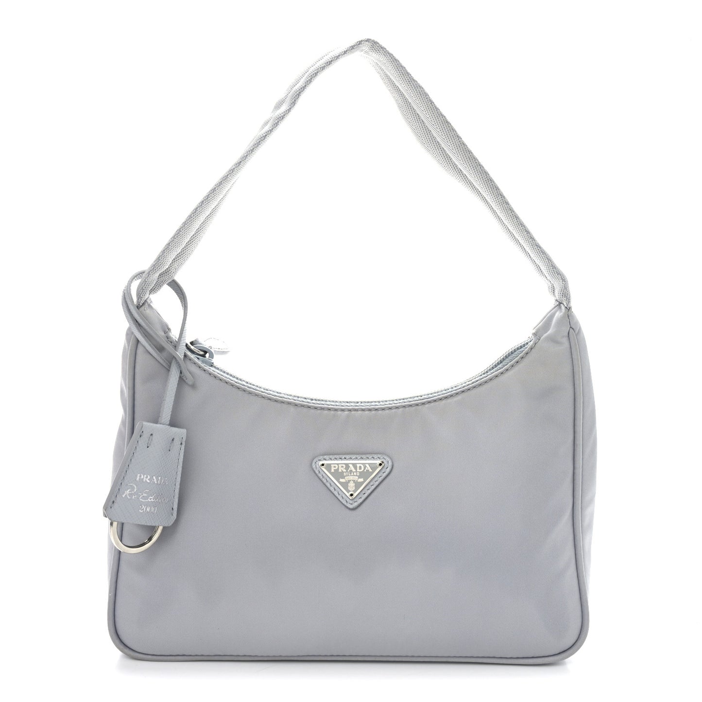 Tessuto Nylon Mini Re-Edition 2000 Bag Fiordaliso