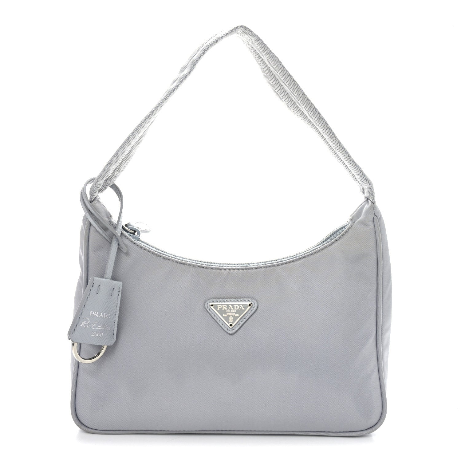 Prada Tessuto Nylon Mini Re-Edition 2000 Bag Fiordaliso 1 of 9