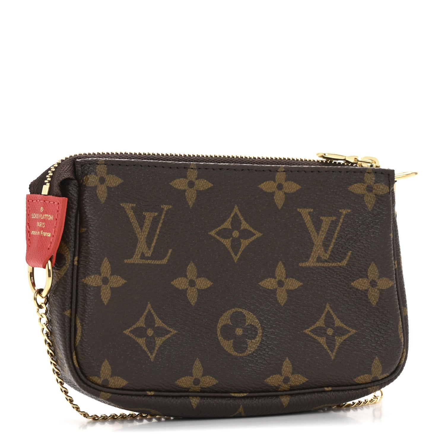 Louis Vuitton Monogram 2018 Christmas Animation Mini Cats Pochette Accessories 3 of 9
