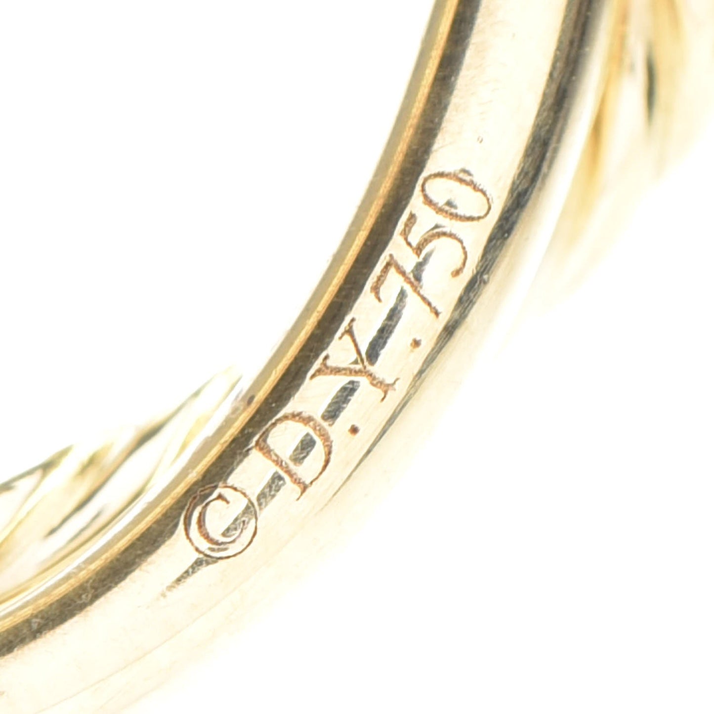 18K Yellow Gold Infinity Pendant Necklace