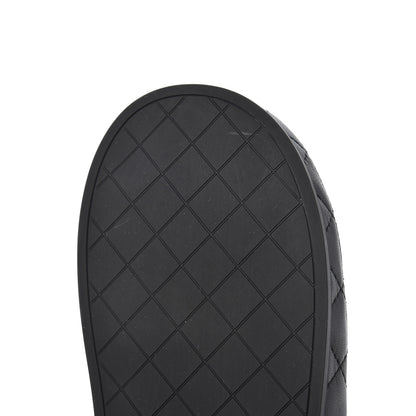 Chanel Lambskin Quilted CC Mules Sandals 37 Black 9 of 11