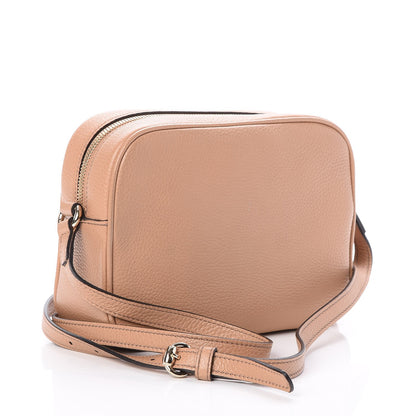 Gucci Pebbled Calfskin Small Soho Disco Bag Camelia 3 of 7