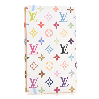 Louis Vuitton LV x TM Monogram Multicolor Jane Notebook MM White 3 of 8