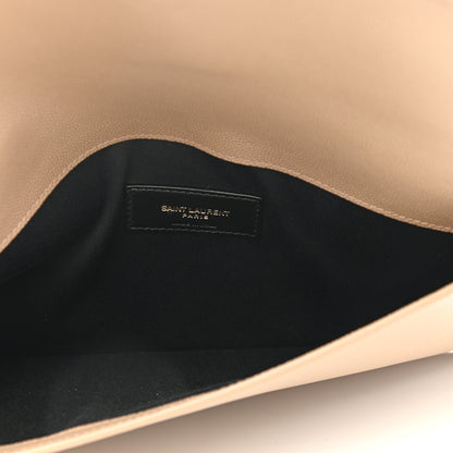 Saint Laurent Grain De Poudre Uptown Pouch Dark Beige 5 of 8