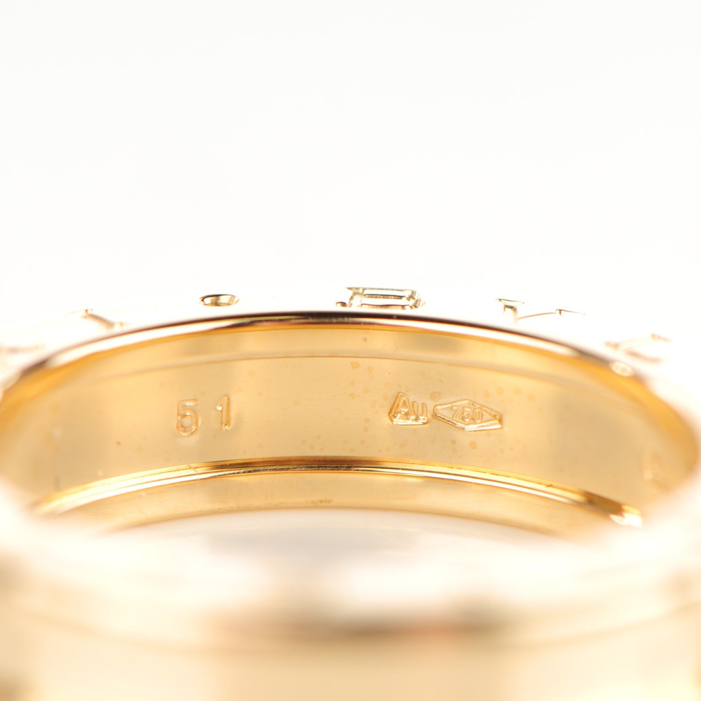 18K Yellow Gold B.Zero1 One-Band Ring 51 5.75