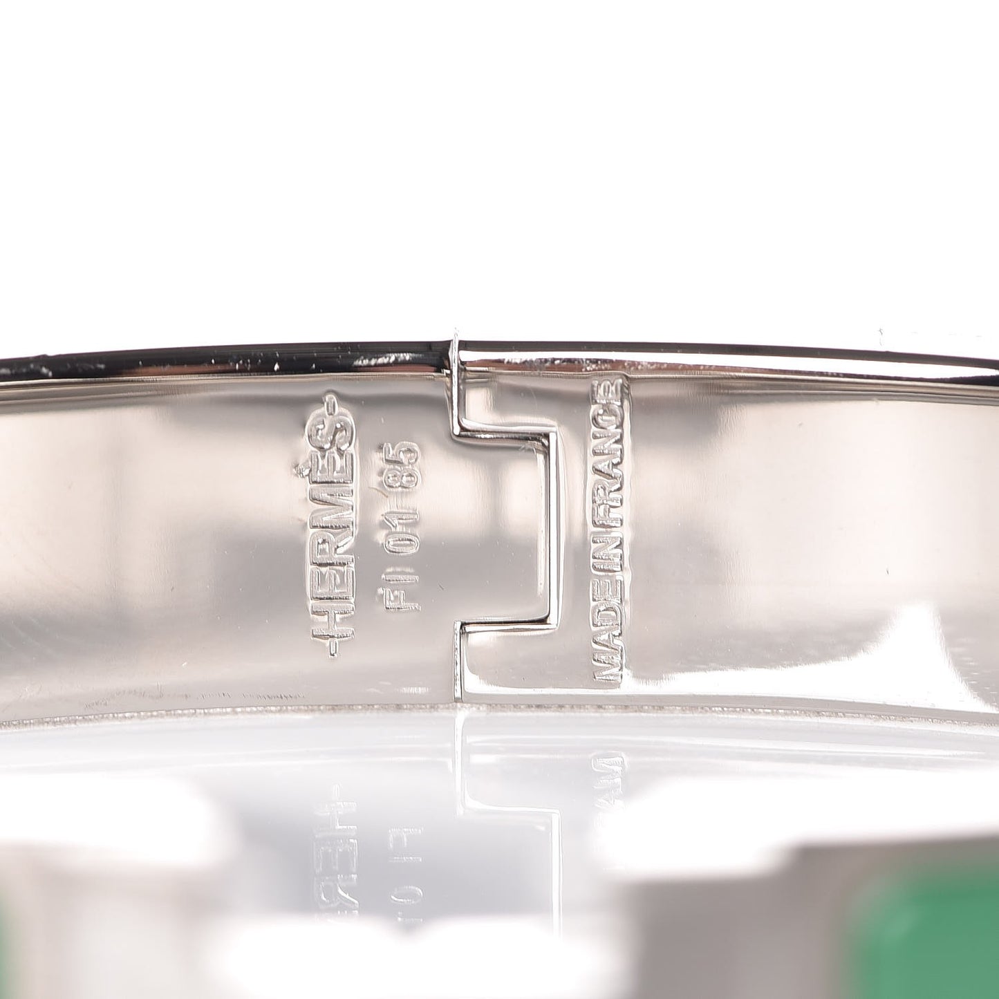 Matte Enamel Narrow Clic Clac HH Bracelet GM Bambou
