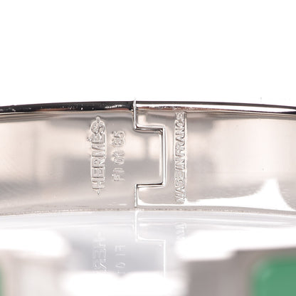 Hermes Matte Enamel Narrow Clic Clac HH Bracelet GM Bambou 4 of 5