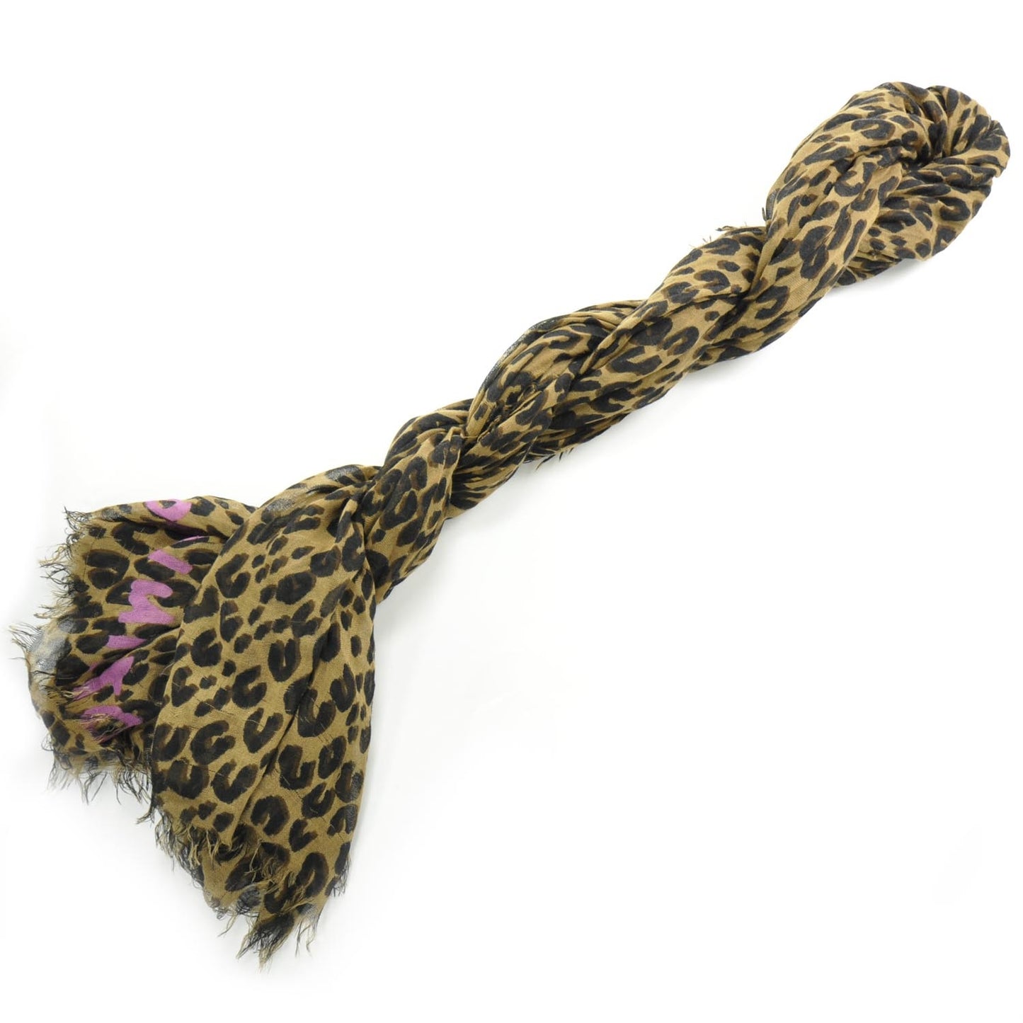 Cashmere Silk Leopard Stole