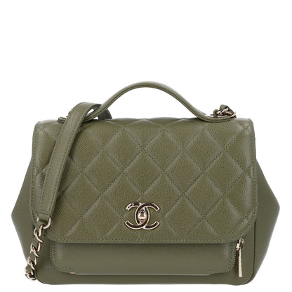 Chanel Caviar Quilted Medium Business Affinity Flap Green 1 of 10