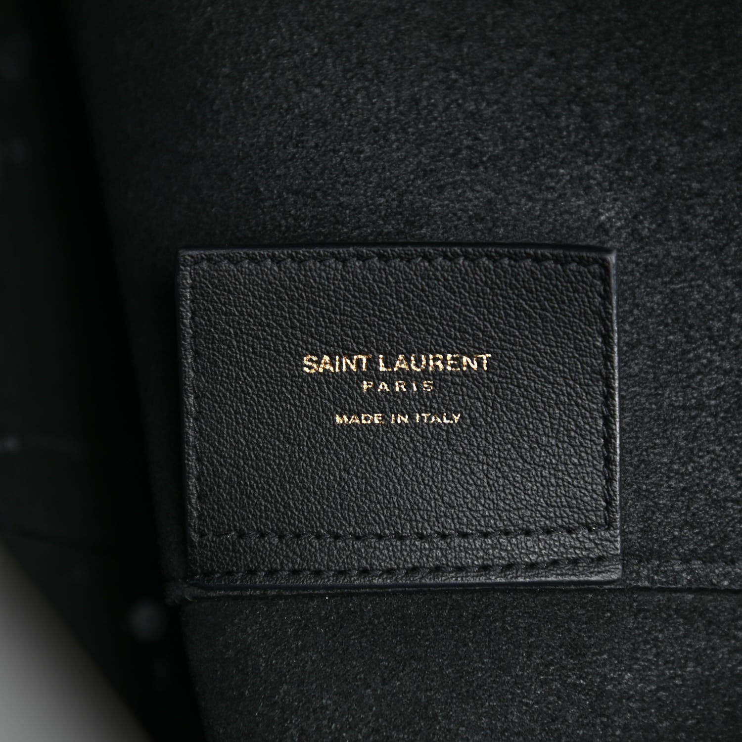 Saint Laurent Calfskin Large Shopping Tote Black 7 of 10