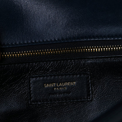 Saint Laurent Denim Matelasse Amalia Chain Shoulder Bag Blue 7 of 8